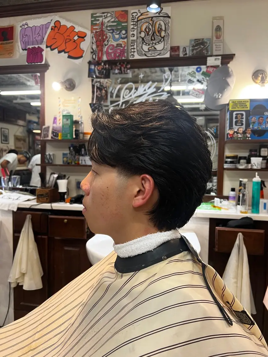 ショート パーマ メンズ 虎 太郎のヘアスタイル