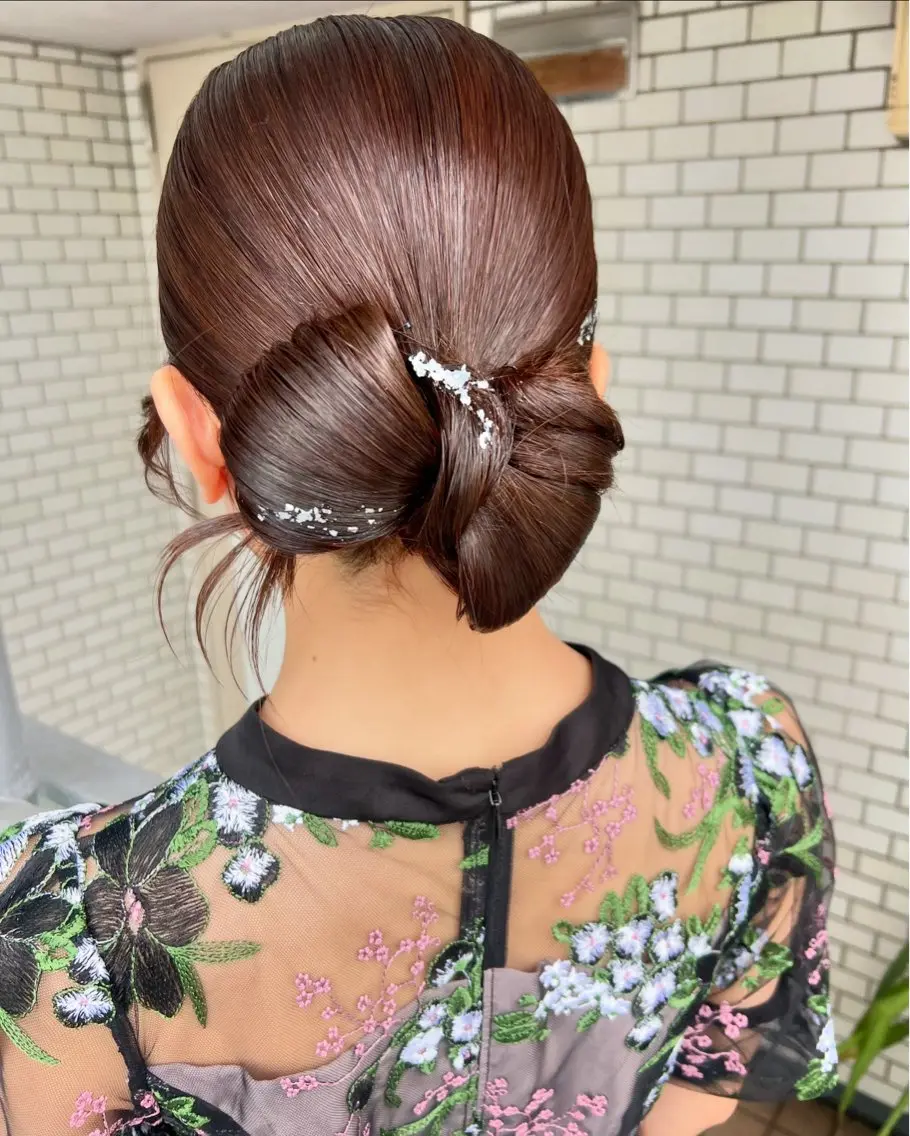 ヘアアレンジ ヘアセット 大人可愛いヘアメイク 💋🧚♀️しずかのヘアスタイル