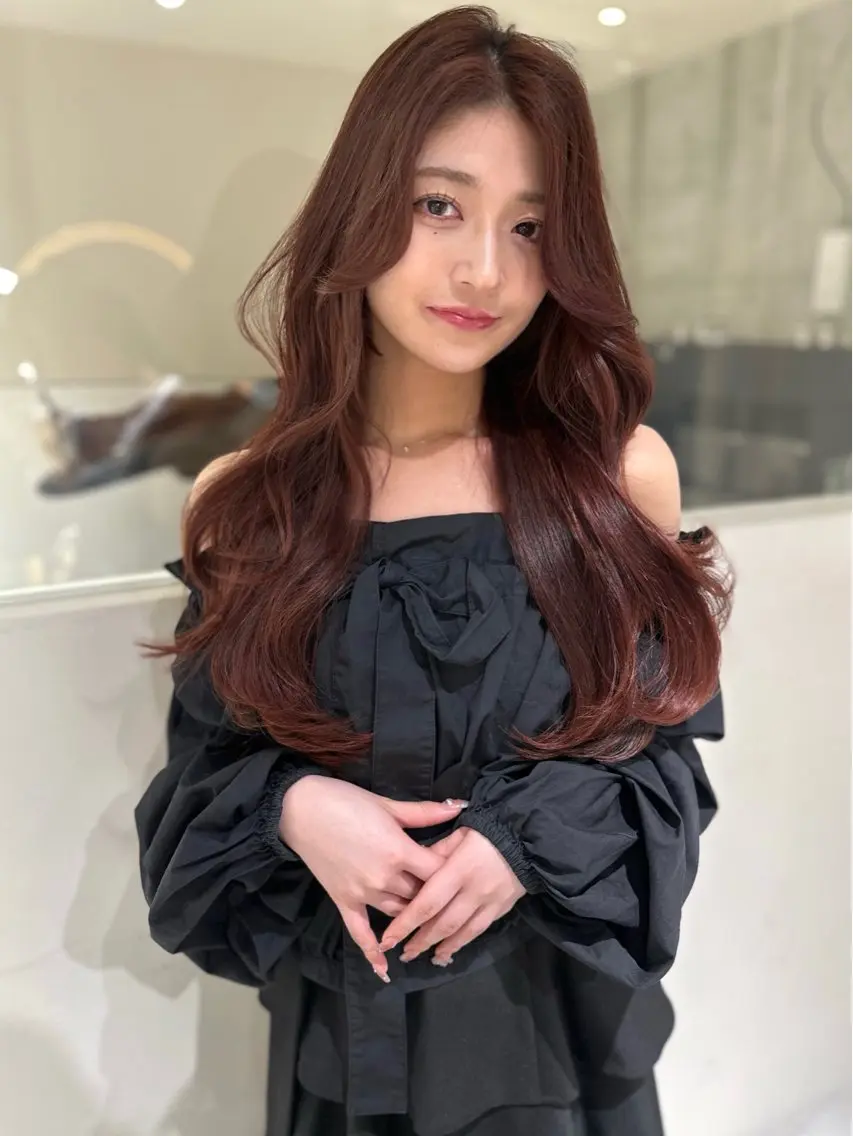 セミロング カラー カット ヘアカラー トリートメント 《髪質改善✖️オリー ブ🧸》小嶋拓也のヘアスタイル