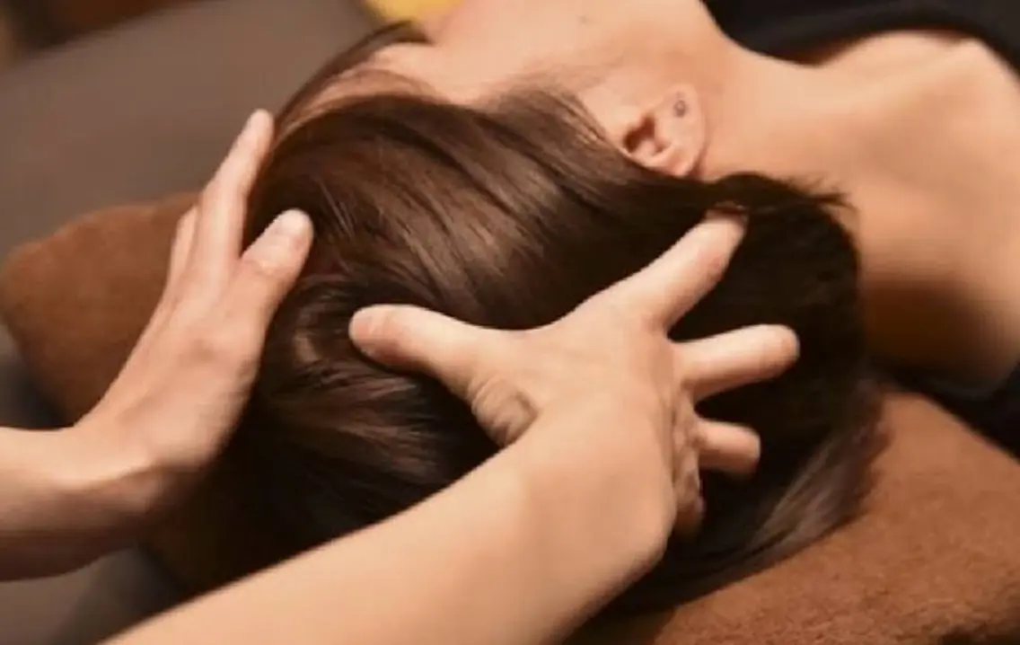 荒い流さない炭酸ヘッドスパの写真