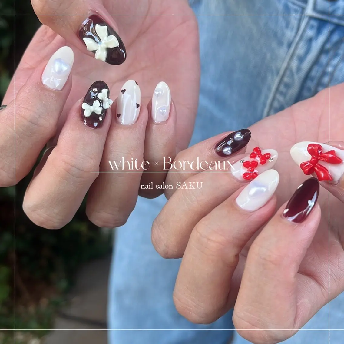 ネイル ニュアンスネイル シンプルネイル ハンドネイル SAKU nail 作島茜のネイルデザイン