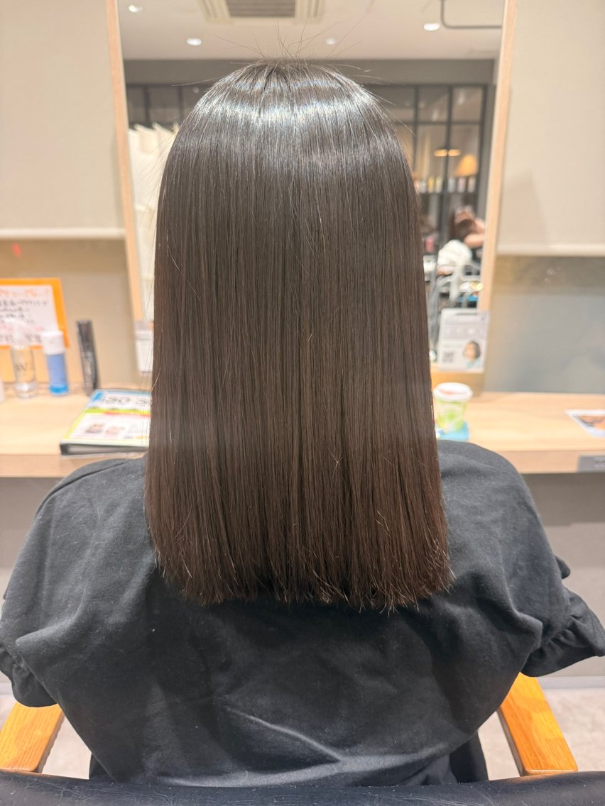 ロング 縮毛矯正 佐藤 佳月のヘアスタイル