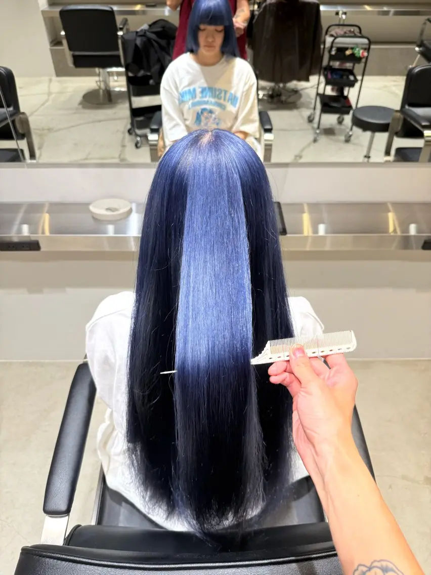 ブリーチ👩🏻‍🦳＋オンカラー🌈＋3stepトリートメント✨️の写真