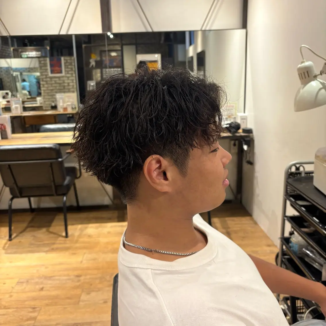 【初回】🌀メンズカット＋ツイストスパイラルパーマ＋トリートメント🧴の写真