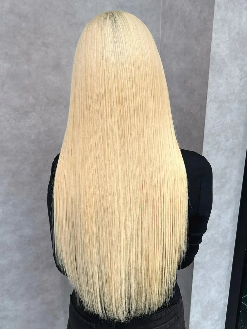 ロング カラー ブリーチ ブロンド カット ヘアカラー トリートメント 🥇KEN /レイヤー/カラーのヘアスタイル