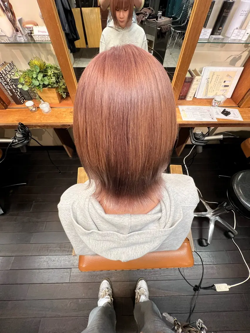 ショート 土田かほ/本日🈳 透明感カラー🍃のヘアスタイル