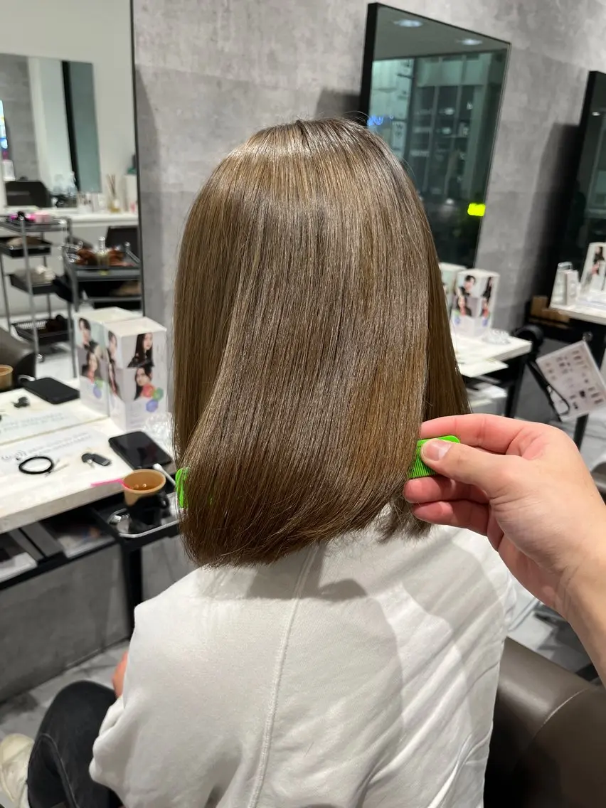 ショート カラー ヘアカラー トリートメント Grow by NYNY 坂本 理輝のヘアスタイル