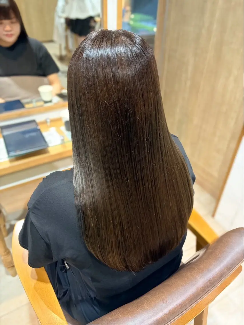 ロング 🎀モモ🎀 カットモデル🤍のヘアスタイル