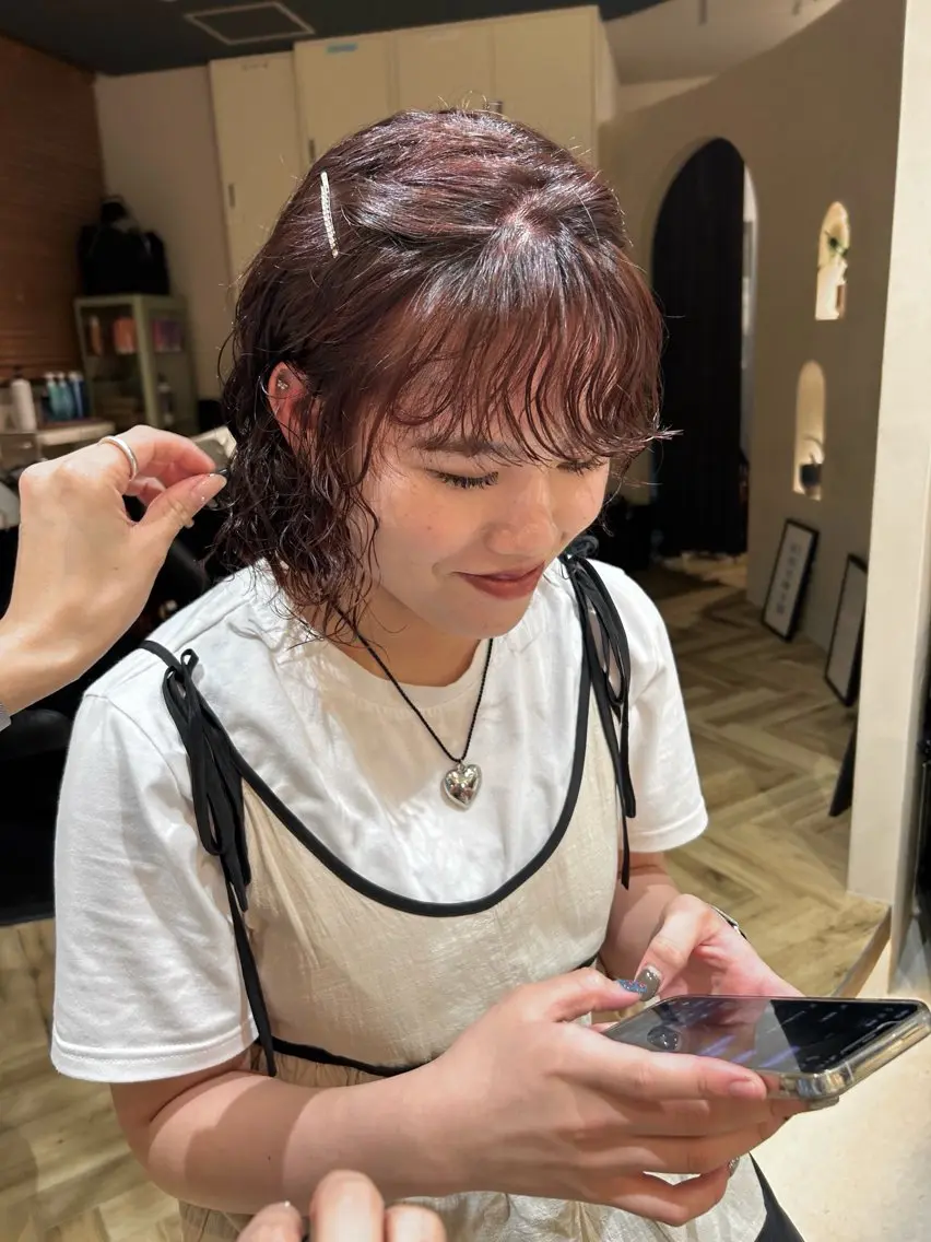 カラー ショート ・ボブ ／もえまる🌻のヘアスタイル