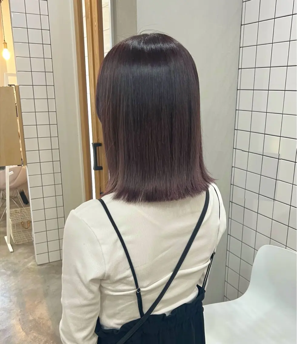 ミディアム 西山 幸奈のヘアスタイル