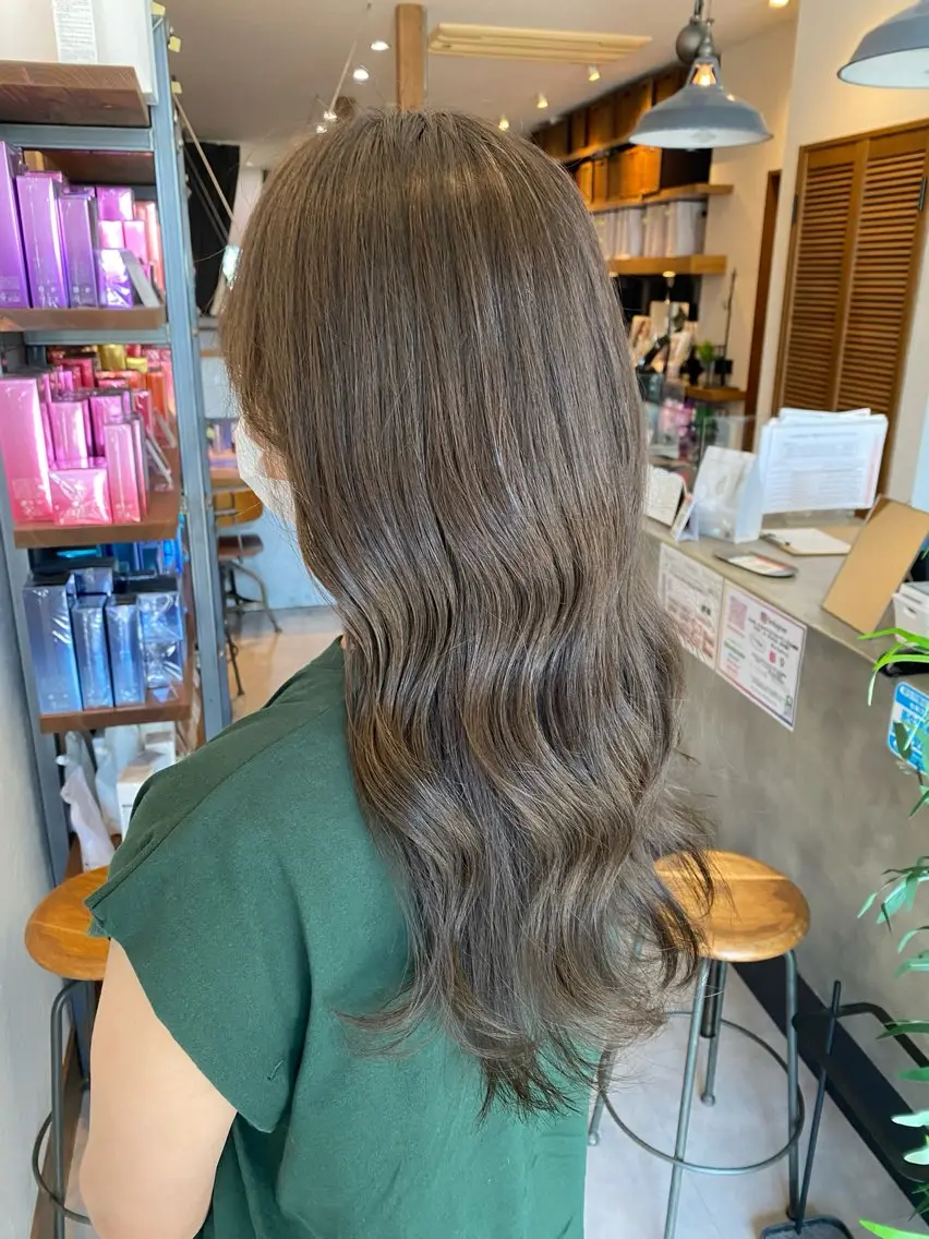 セミロング カラー カット ヘアカラー 希優🌺ソムリエ /ブリーチ/カットのヘアスタイル