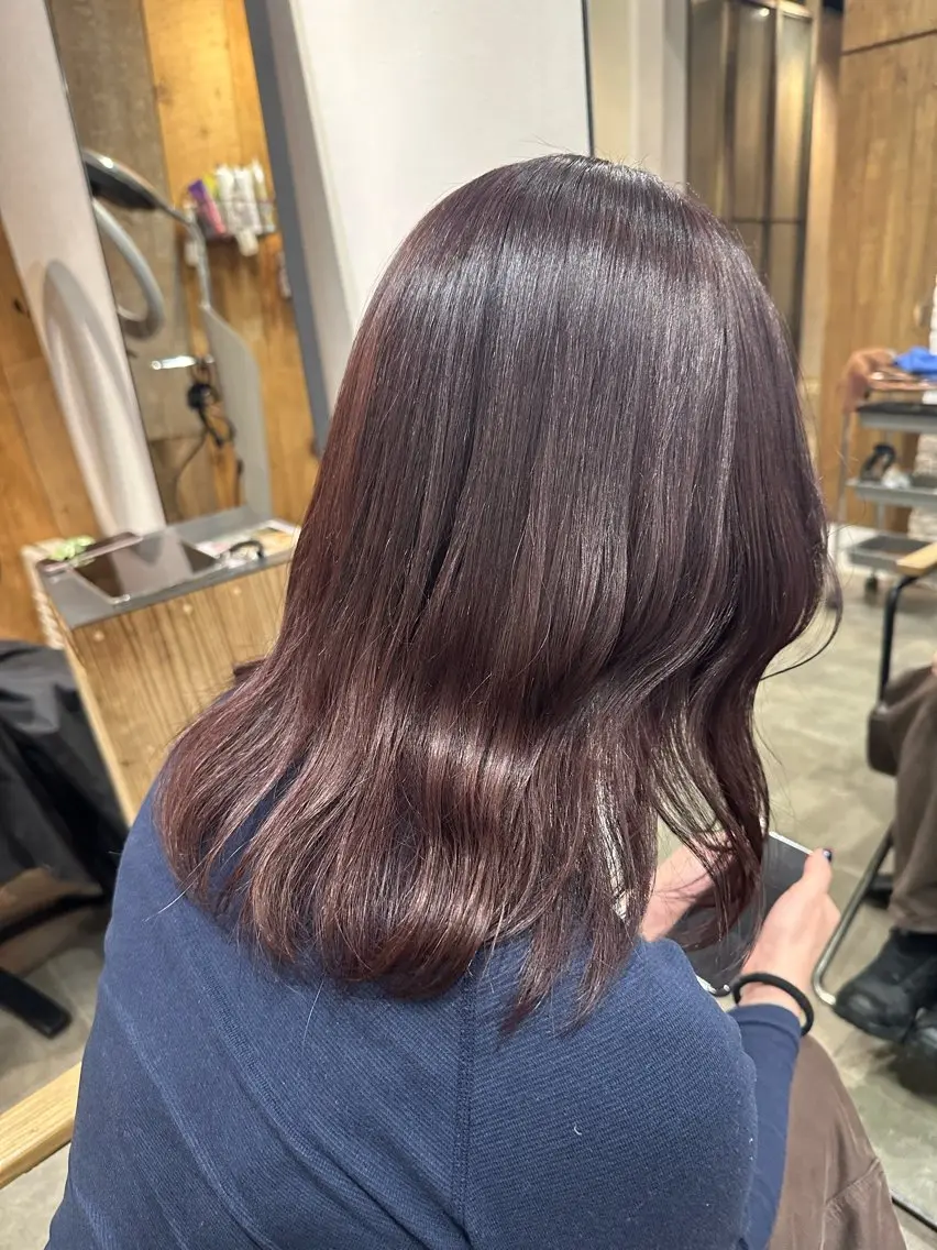 ミディアム ヘアカラー 【yuni】 コタロウのヘアスタイル