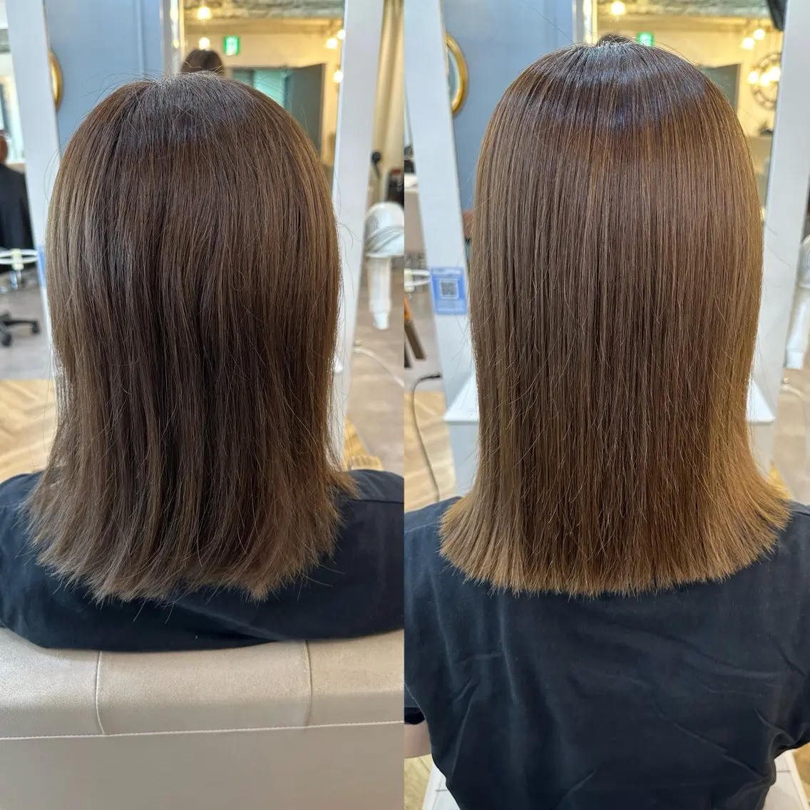 ミディアム 縮毛矯正 トリートメント 髪質改善✨ RYOTAのヘアスタイル