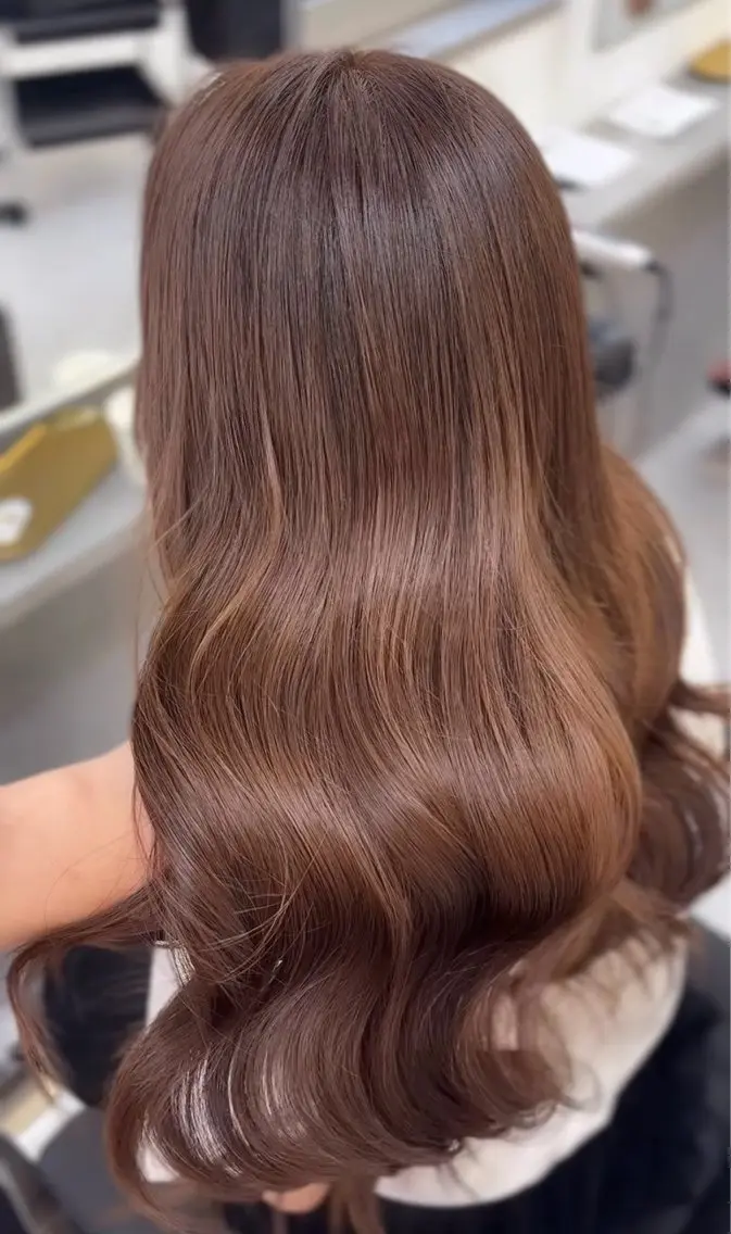 カラー ヘアカラー 韓国レイヤー艶カラー ブリーチ otohaのヘアスタイル