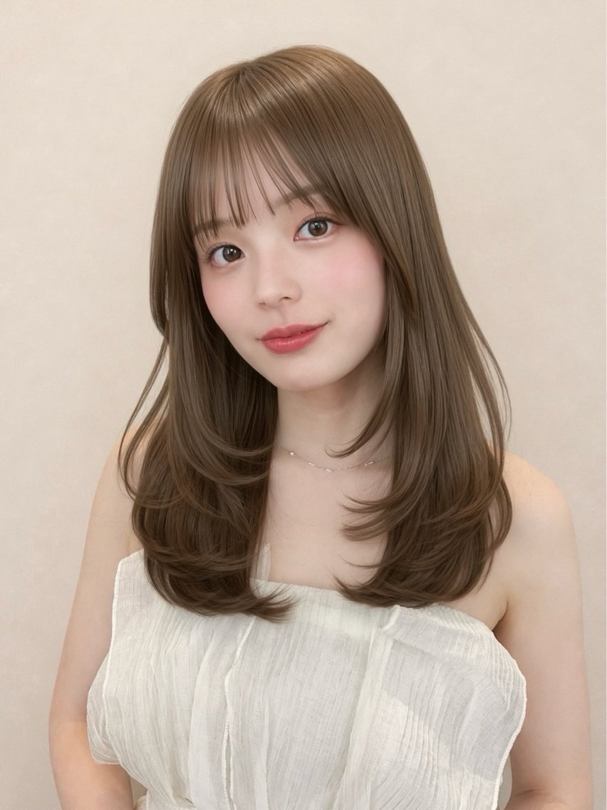 ミディアム 🤎レイヤー艶カラー /AYAME🤎のヘアスタイル
