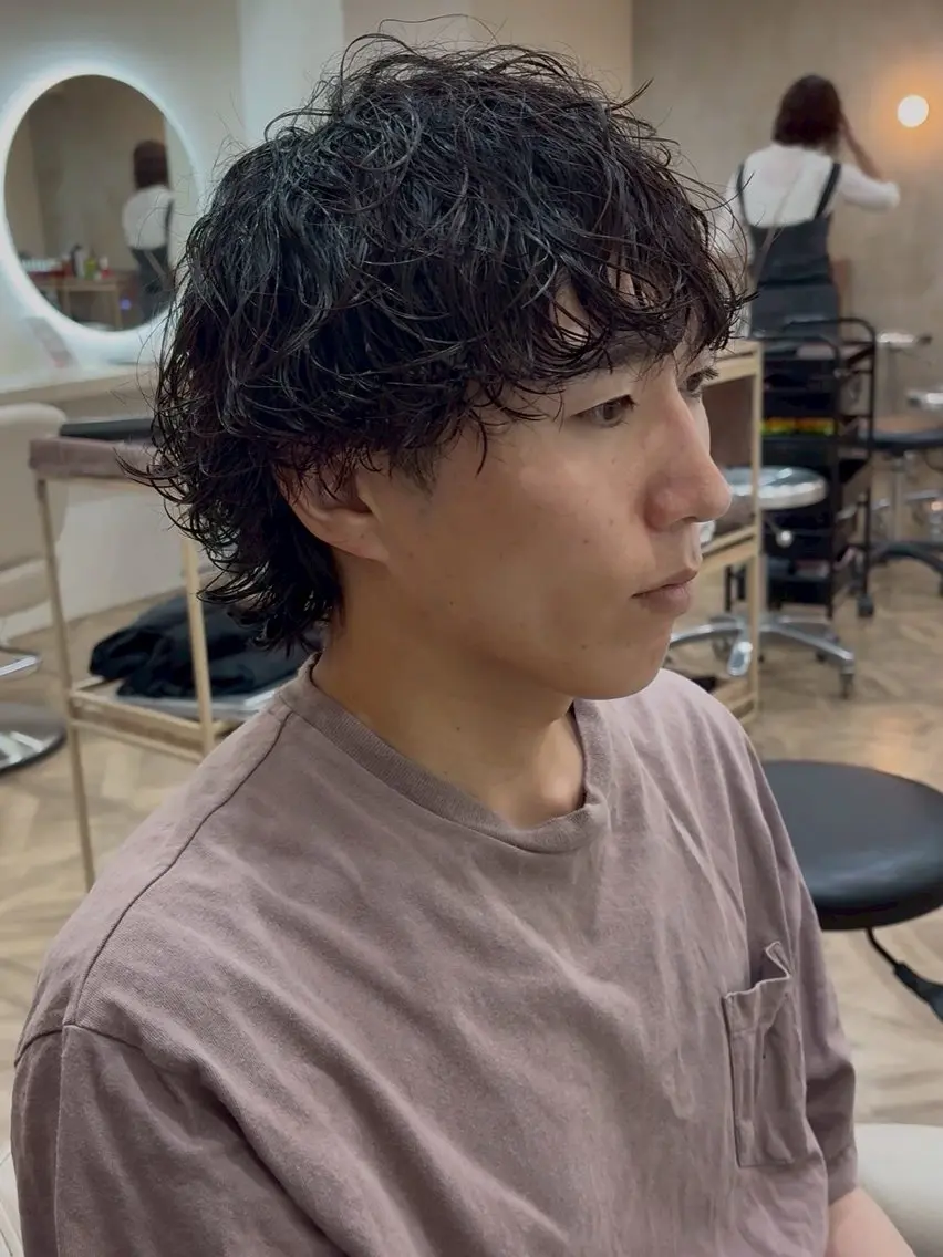 パーマ メンズ カット パーマ メンズパーマ/長岡 坂口祥貴/店長のヘアスタイル