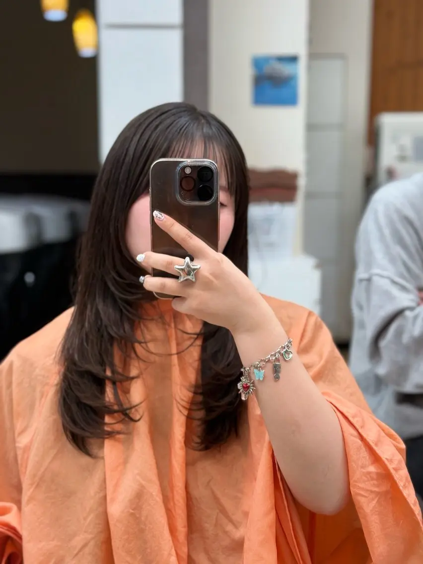 ロング カラー レイヤーカット カット 小芝涼介/レイヤー /メンズパーマ✂️のヘアスタイル