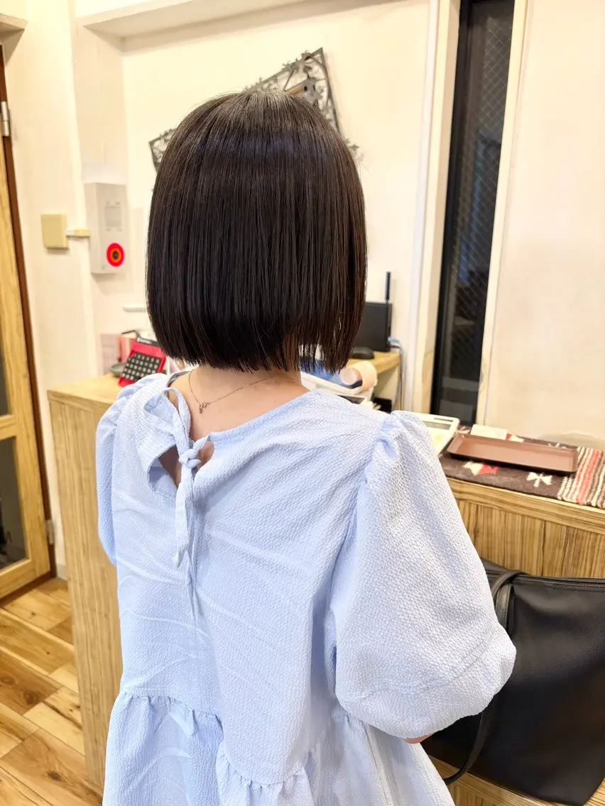 ミディアム ボブ ☘️ボブ、レイヤー お任せを♪☘️宇梶のヘアスタイル