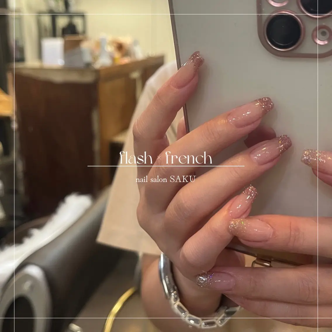 ネイル ニュアンスネイル シンプルネイル SAKU nail 作島茜のネイルデザイン