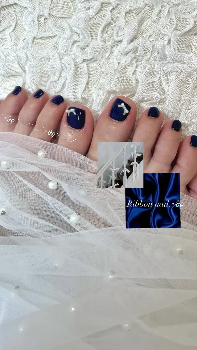 ネイル フットネイル Sii nail🎀 Moekaのネイルデザイン