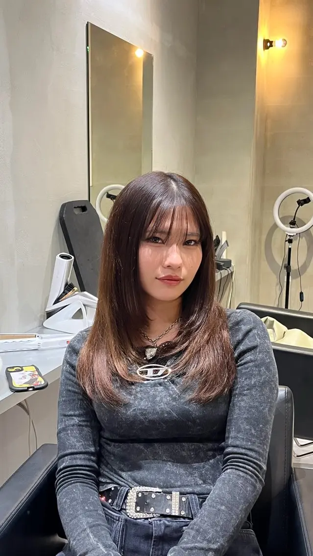 ロング カラー カット ヘアカラー トリートメント レイヤー×ブリーチ ×エクステ💫ひかるのヘアスタイル