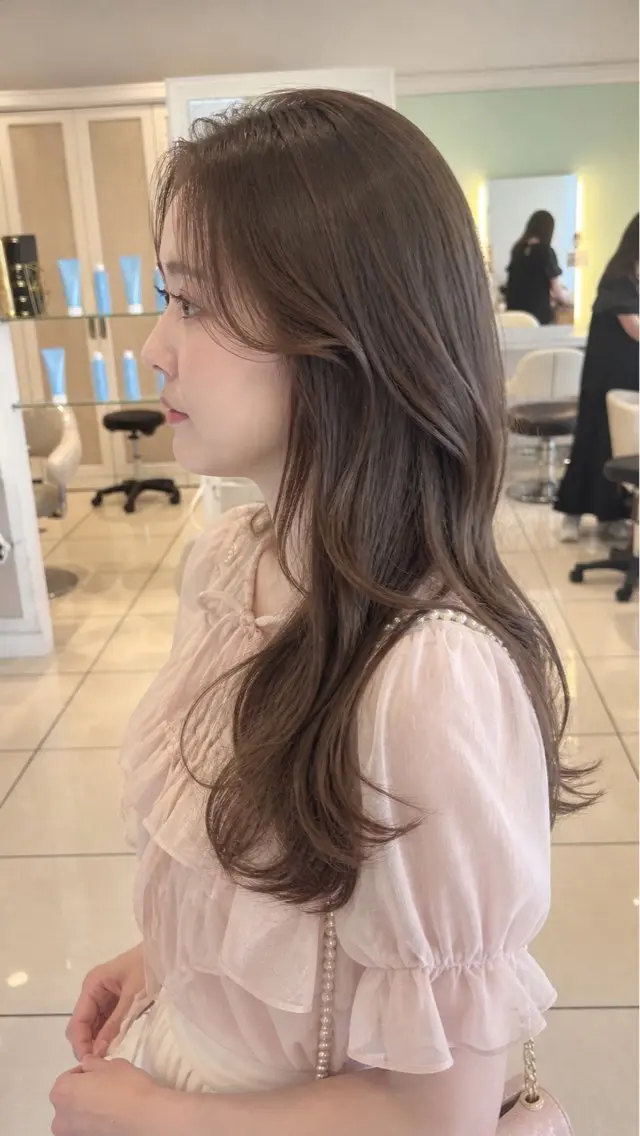 ロング カラー カット ヘアカラー トリートメント 金子 直樹のヘアスタイル