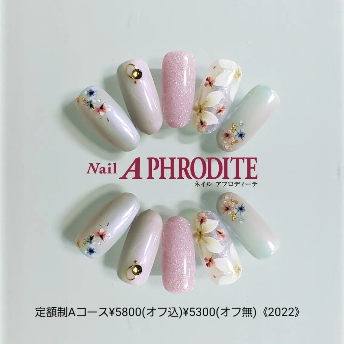 ネイル 持ち込み ニュアンスネイル ハンドネイル Nail Aphroditeのネイルデザイン