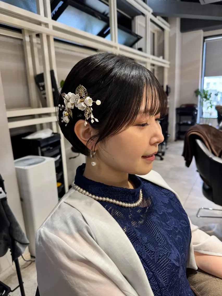 ショート ヘアアレンジ ショートヘア ヘアセット 似合う髪型が 分からない方へのヘアスタイル