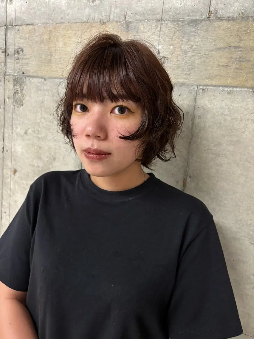 ショート カット パーマ ✂︎ボブ・ショート カット✂︎TAKEのヘアスタイル