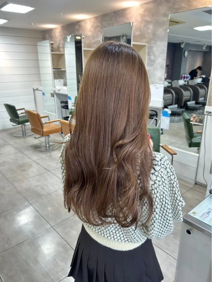 ロング カラー ヘアカラー 本尾 空大のヘアスタイル