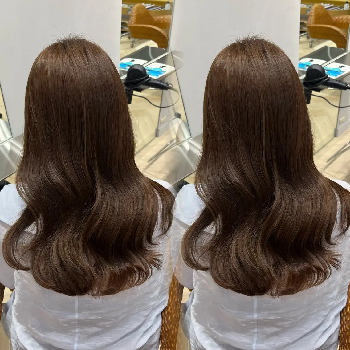 ロング カラー 大久保 凜香のヘアスタイル
