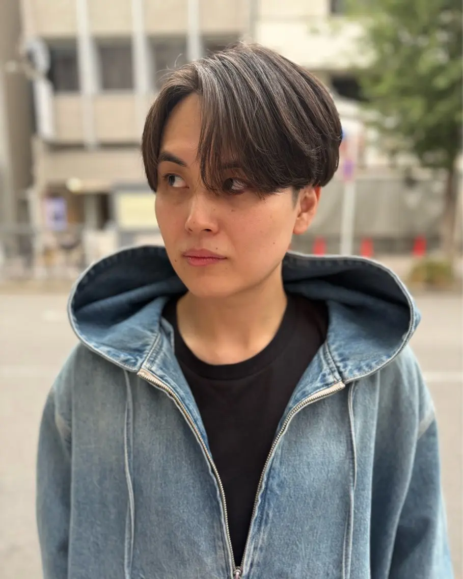 パーマ メンズ カット パーマ メンズ特化美容師/栄 /本間さつきのヘアスタイル