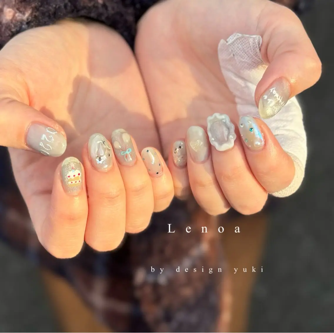 ネイル ハンドネイル Tielu Yukiのネイルデザイン