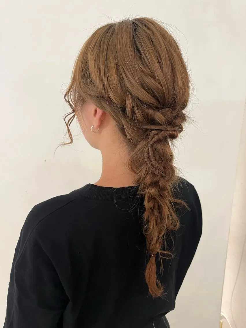 カラー ヘアアレンジ ベージュカラー MINT Natsumiのその他イメージ
