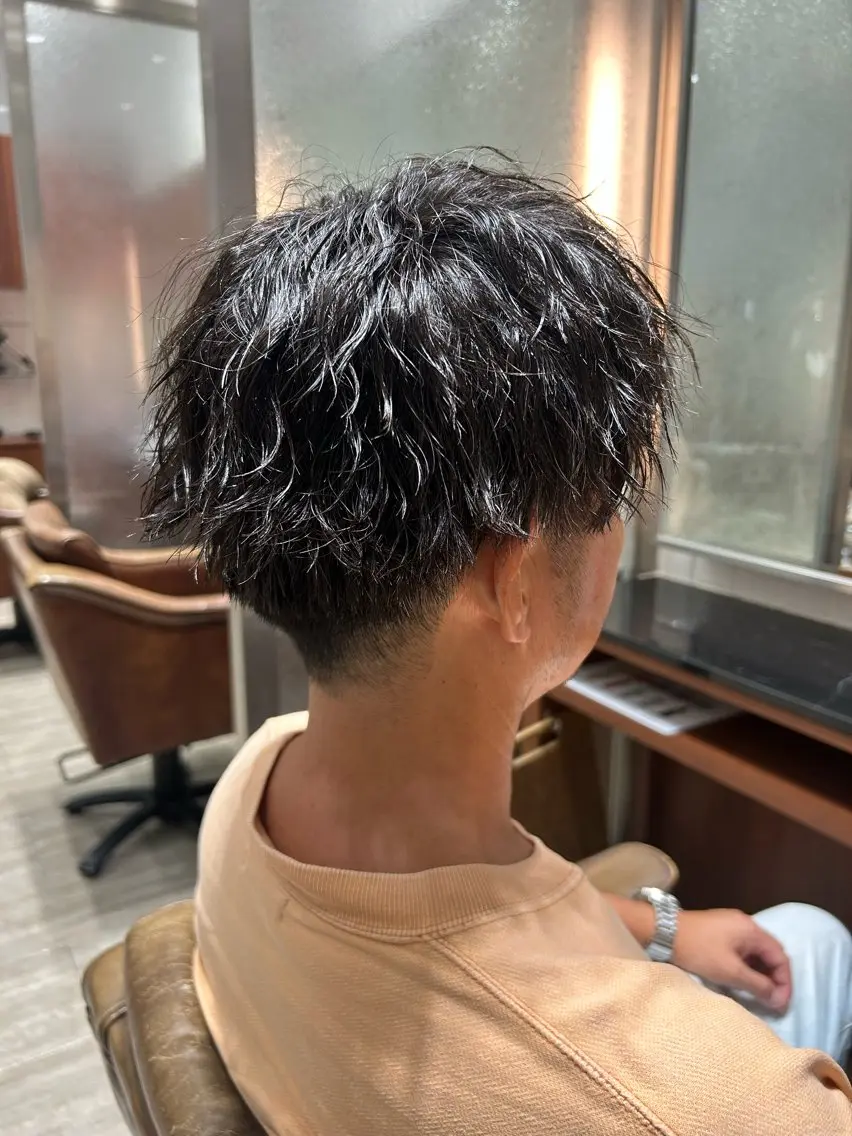 パーマ メンズ カット パーマ 赤羽 恭佳のヘアスタイル