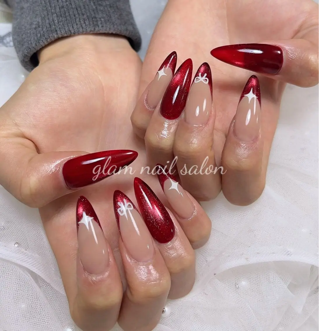 ネイル Glam 長さだし専門のネイルデザイン