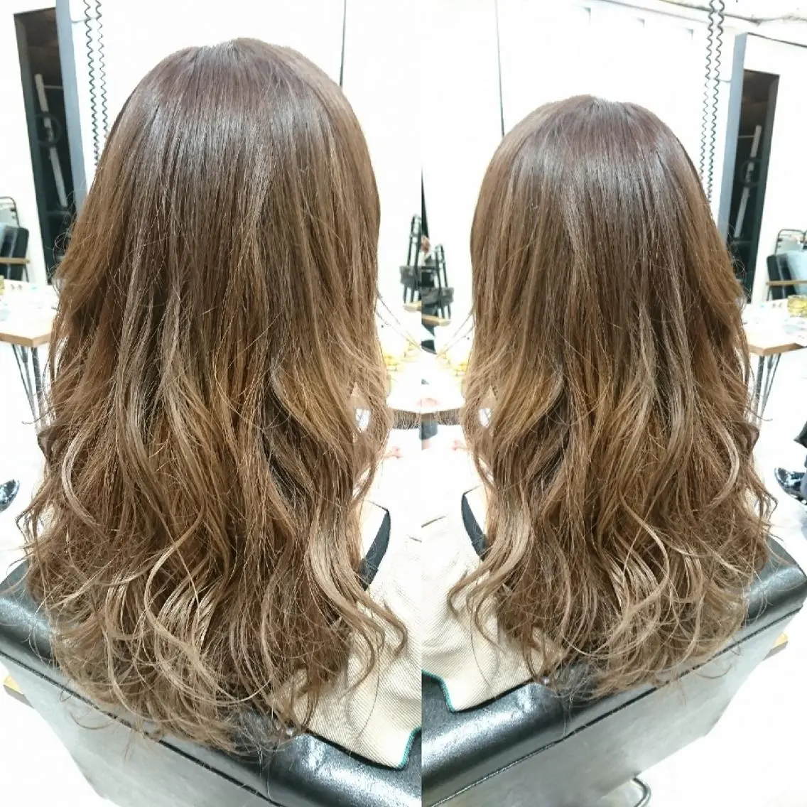 ロング カラー ヘアアレンジ ブリーチ グラデーションカラー イルミナカラー カット ヘアカラー 艶カラー/インナー /グラデ/大西小百合のヘアスタイル
