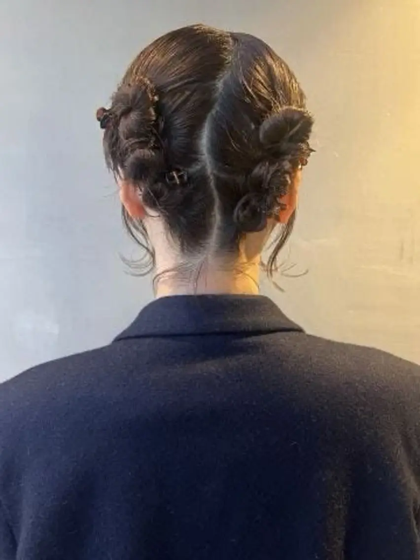 🎀ヘアアレンジ➕お顔周りカット🎀‪💗の写真