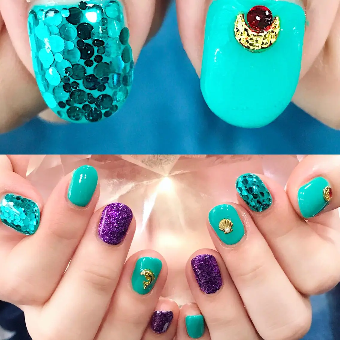 ネイル ジェルネイル 渋谷/チップ長さ出し 👑アプレgel-xのネイルデザイン
