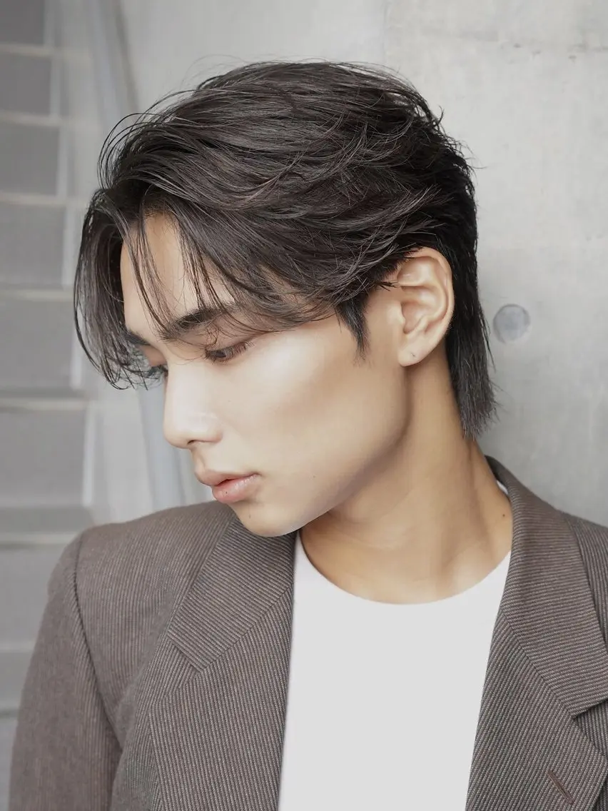 パーマ メンズ カット パーマ 安藤幹人 メンズパーマのヘアスタイル