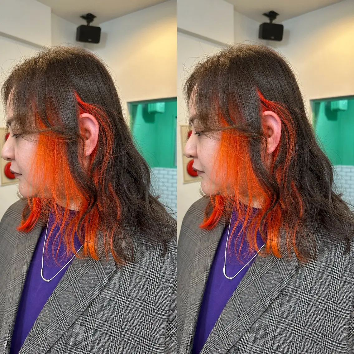 カラー slit kokoroのヘアスタイル