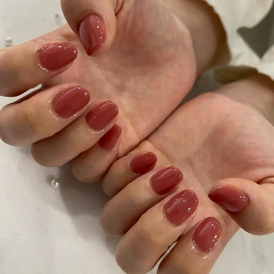 ネイル ワンカラーネイル Wish Nail 恒川のネイルデザイン