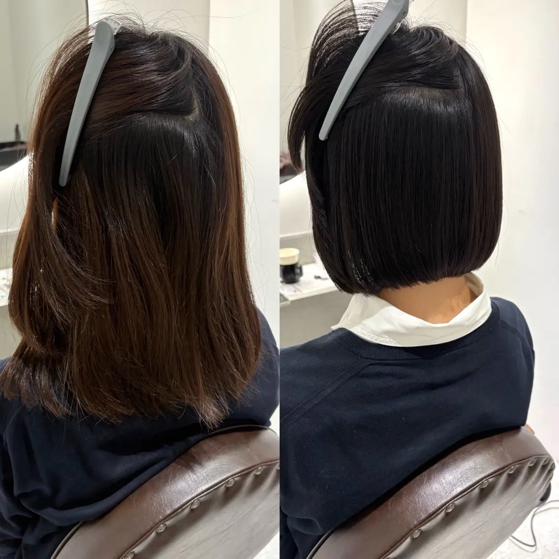 ショート カット 縮毛矯正 トリートメント 髪質改善 縮毛矯正/ レイヤー/銀座/本木のヘアスタイル