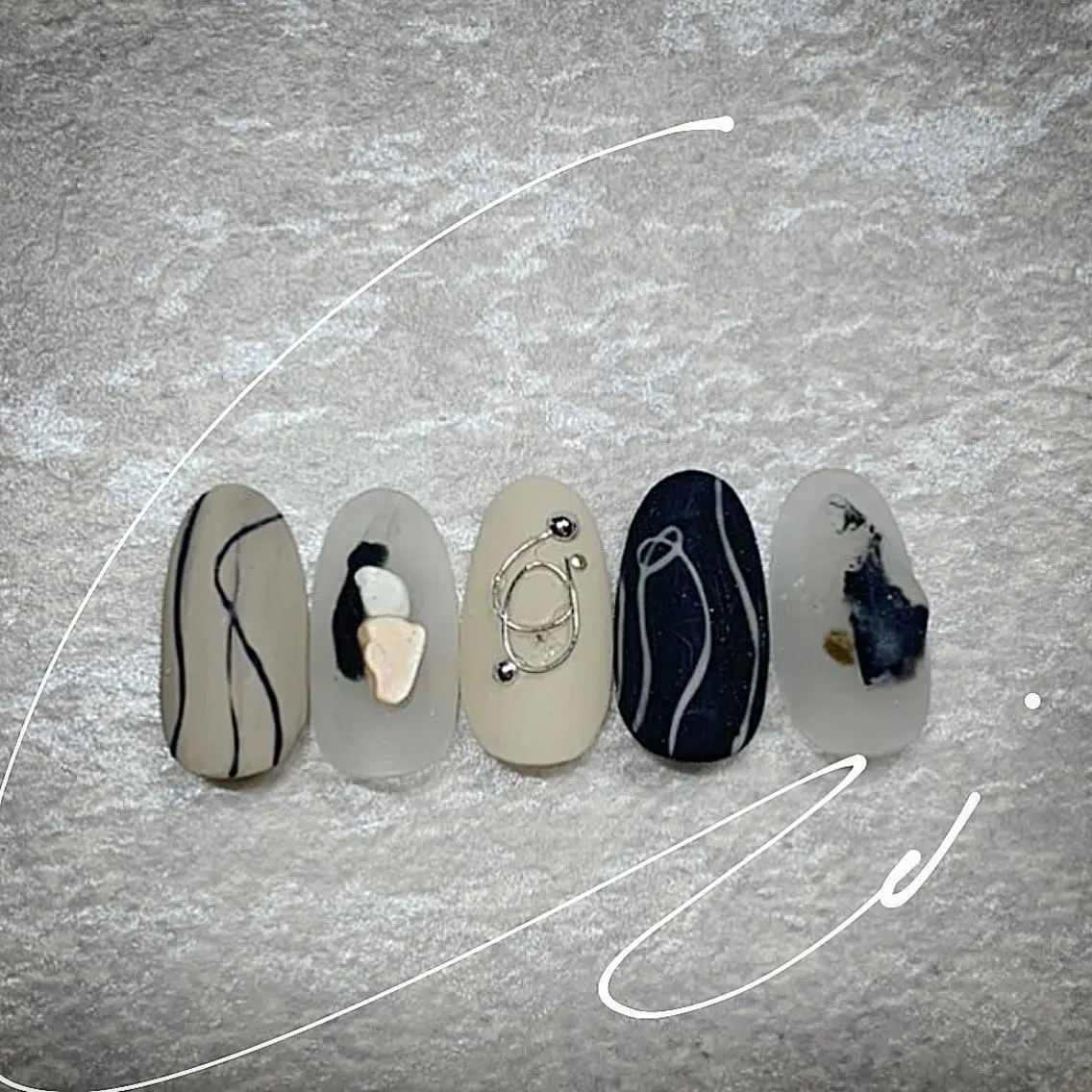 ネイル ハンドネイル ハンドケア lylynail YUUKAのネイルデザイン