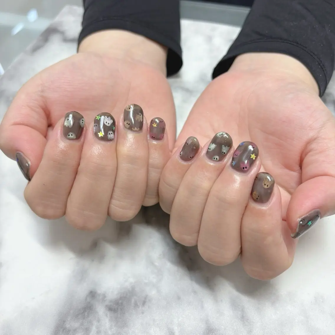ネイル ハロウィン ハンドネイル ネイルサロン KURIKINDIのネイルデザイン