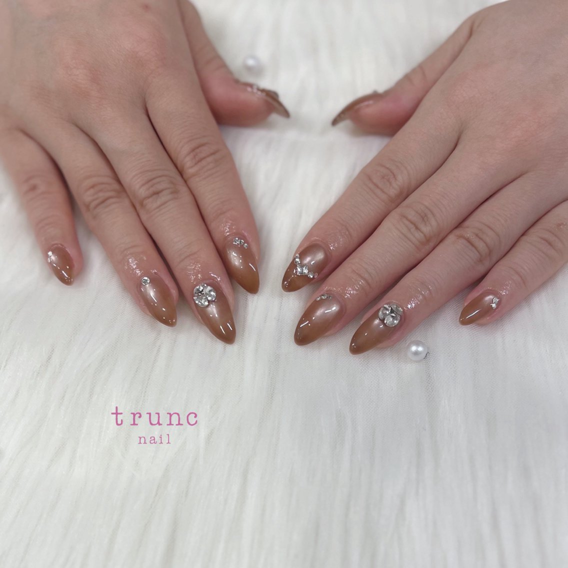 ネイル trunc nail 🌻宮下🌻のネイルデザイン