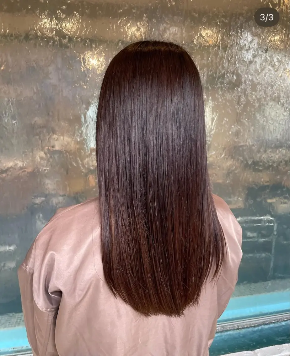 ロング カット 縮毛矯正 【髪質改善特化】 いしまる🔥のヘアスタイル