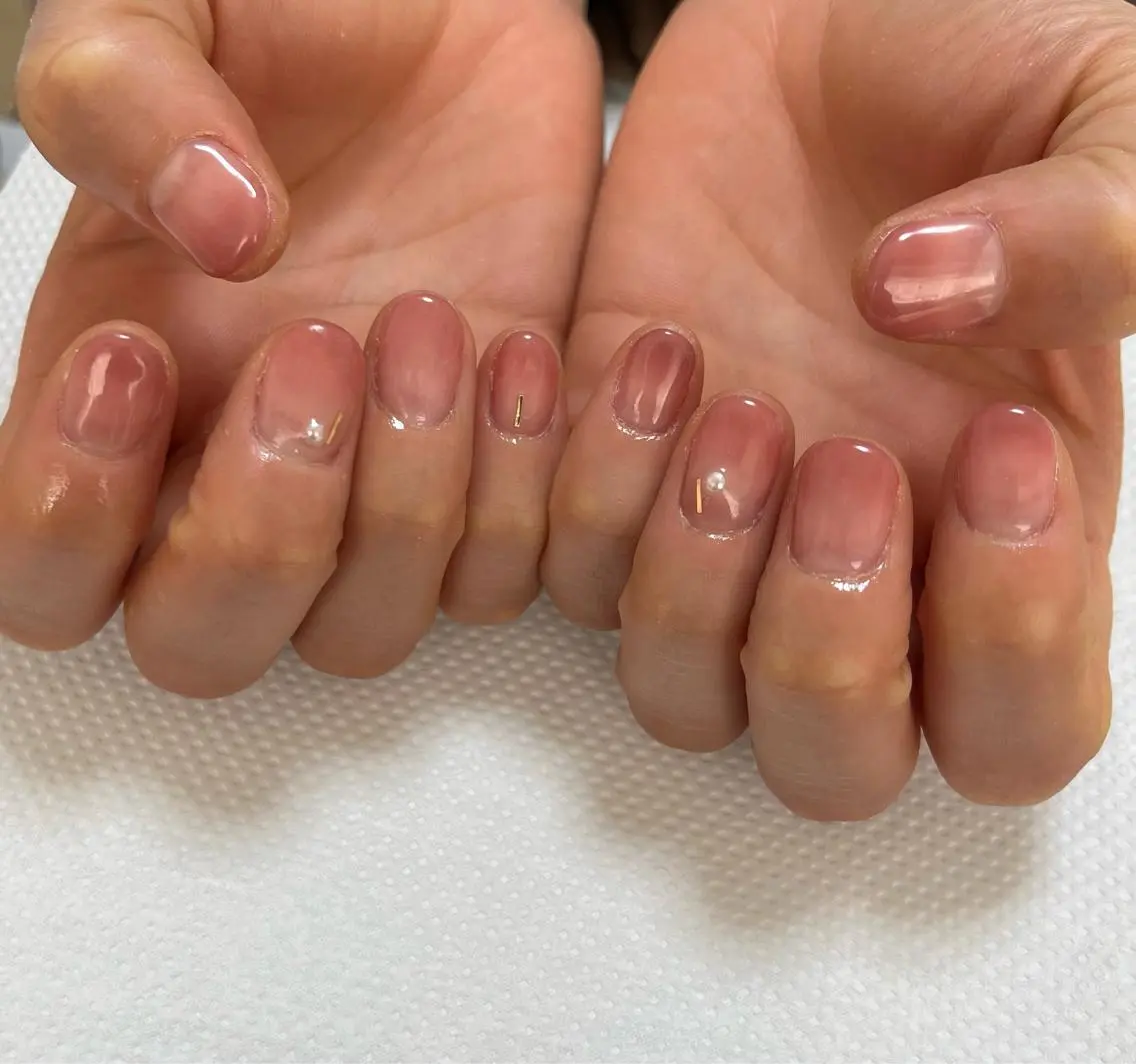 ネイル シンプルネイル nail M&Tのネイルデザイン