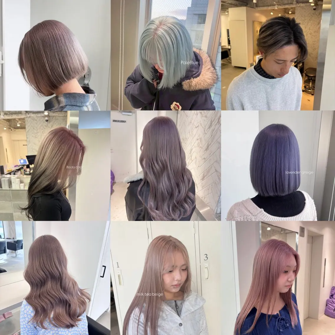 カラー カット ヘアカラー トリートメント EIGHT /SHU🩶のヘアスタイル