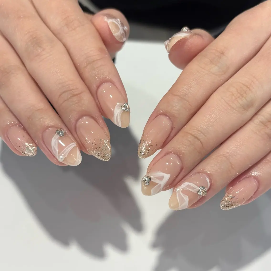 ネイル 持ち込み リボン ワンホンネイル モデル様募集中♡ Kokomi🍮のネイルデザイン
